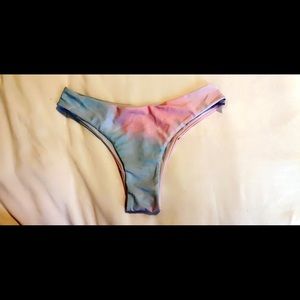tie die bikini bottoms